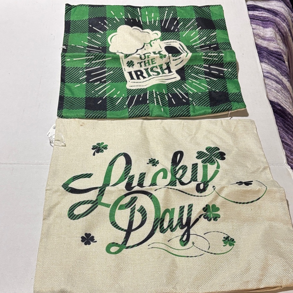 St. Patrick's Day Pillow Covers set of 2